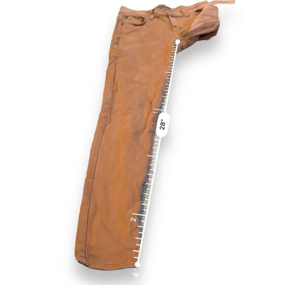 James Jeans James Twiggy Tan Low Rise Skinny Jeans Sz 26 - Picture 11 of 11